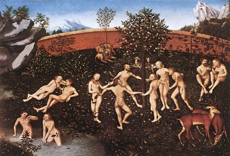 The Golden Age  thtre, CRANACH, Lucas the Elder